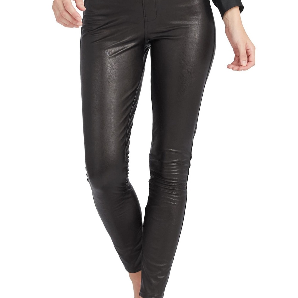 Faux Leather-Like Ankle Skinny Pants by SPANX - Size Medium - NWOT